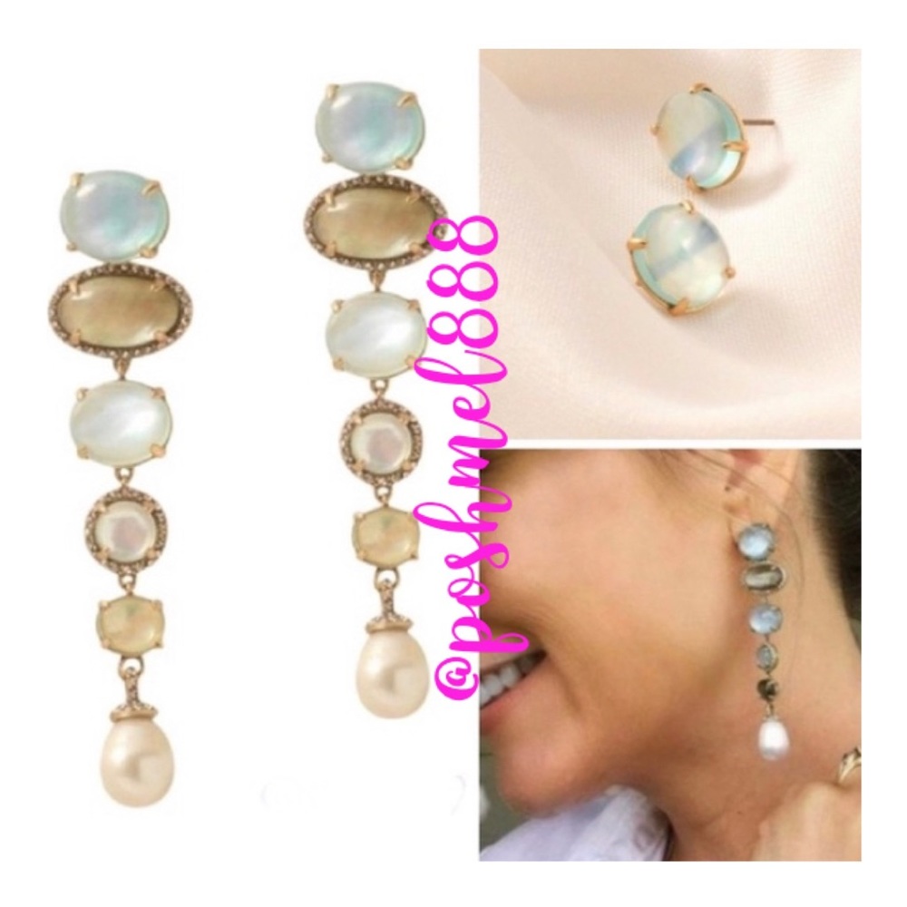 Stella & Dot | Versatile Stud to Long Bohemian Linear Drop Earrings